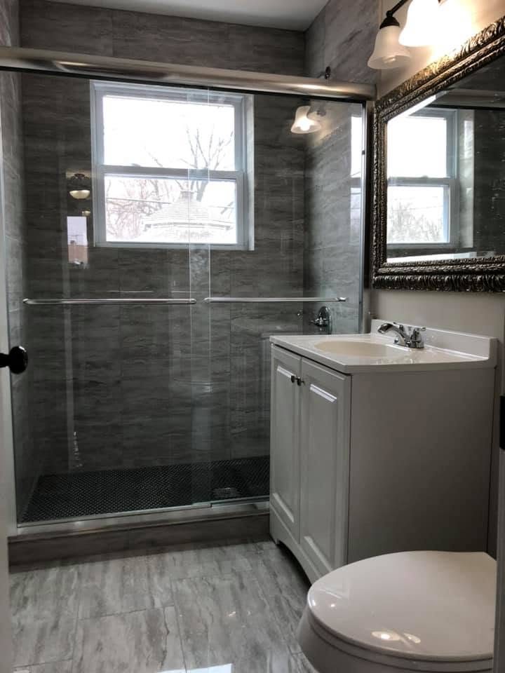 Finished bathroom remodel