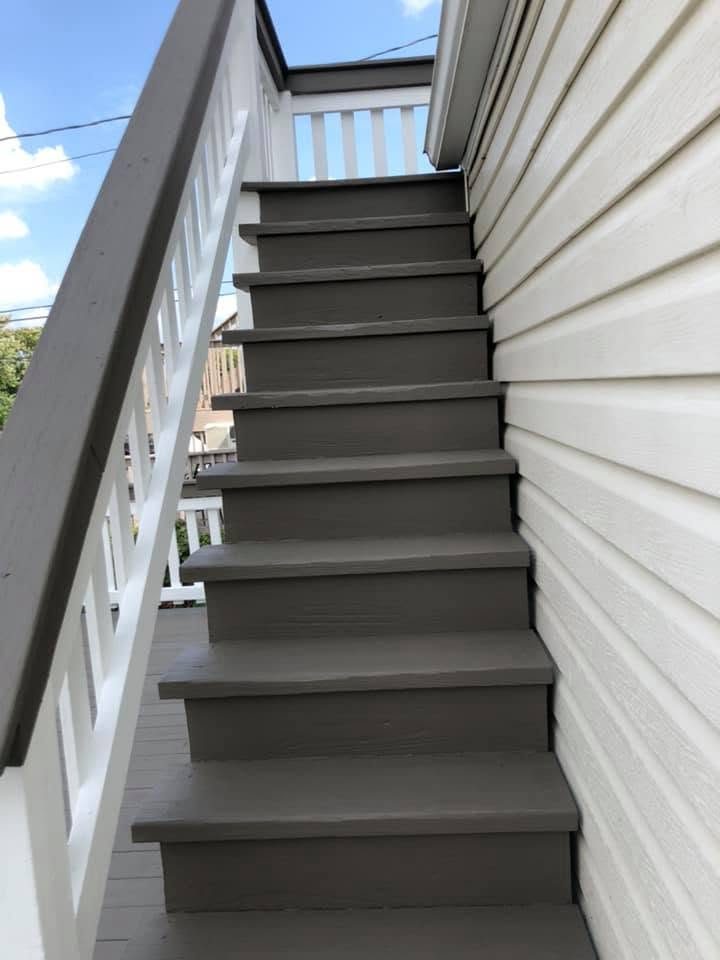 Staircase, refinished